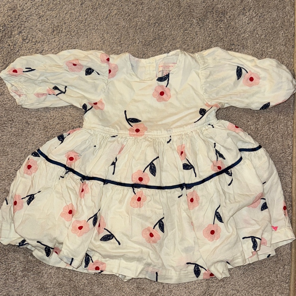Pink Chicken Flower Dress